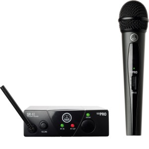 AKG WMS40 Mini Vocal Set BD US25B (537.9МГц) вокальная радиосистема с приёмником SR40 Mini и ручным передатчиком с капсюлем D88,  AKG