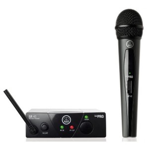 AKG WMS40 Mini Vocal Set BD US45C (662.3МГц) вокальная радиосистема с приёмником SR40 Mini и ручным передатчиком с капсюлем D88,  AKG