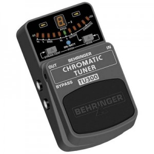 Behringer TU300 педаль-хроматический тюнер для настройки гитар и бас-гитар,  Behringer MI