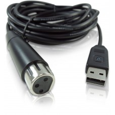 Behringer MIC 2 USB звуковой USB-интерфейс в виде кабеля 5 м для профессиональных динамических микрофонов, 44,1/48 кГц