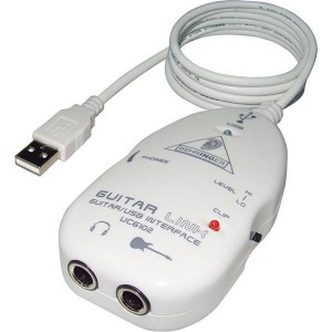 Behringer UCG102 внешний интерфейс USB для подключения электрогитары к компьютеру (PC/MAC),  Behringer MI