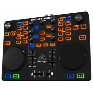 Behringer CMD STUDIO 2A DJ-контроллер USB с 4-x канальным аудиоинтерфейсом, 2xRCA, Phone TRS-Jack,  Behringer MI