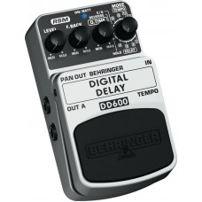 Behringer DD600 педаль цифровой задержки (реверб.,дилей) для гитар, бас-гитар и клавишных