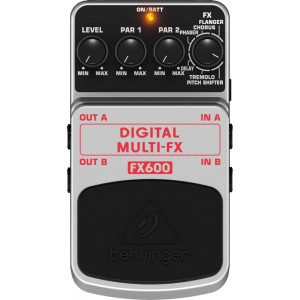Behringer FX600 педаль цифровых стереофонических эффектов для гитар, бас-гитар и клавишных,  Behringer MI