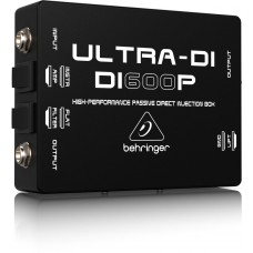 Behringer DI600P Пассивный DI-box с согласованием импеданса для прямого подключения инструментов/ выходов усилителей к м
