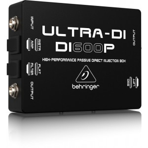 Behringer DI600P Пассивный DI-box с согласованием импеданса для прямого подключения инструментов/ выходов усилителей к м,  Behringer PRO