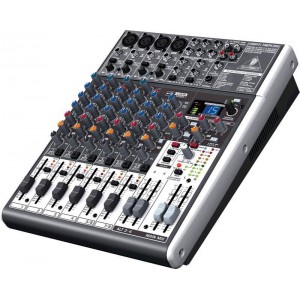 Behringer X1204USB аналоговый микшер,10 каналов, 4 мик.+2 лин.стерео+1 AUX RET,2 AUX (1 PRE/POST), MAIN/ALT3-4, FX, USB-audio, MainL/R-Jack,4 комп.,  Behringer PRO