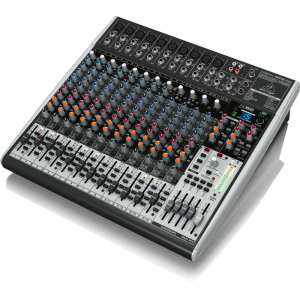 Behringer X2442USB аналоговый микшер, 16 каналов, 8 мик.+2 мик.моно/лин.стер.+2 лин.стер.+4 AUX RET,4 AUX (2 PRE/POST), 2GROUP, FX, USB-Audio,8 компр.,  Behringer PRO