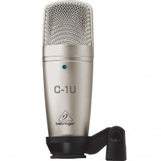Behringer C-1U конденсаторный кардиоидный микрофон с USB выходом, 40-20000Гц, с держателем