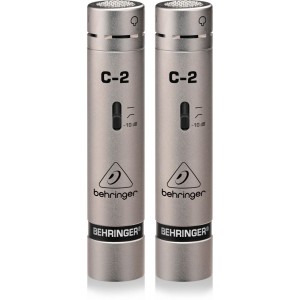 Behringer C-2 подобранная пара конденсаторных микрофонов для студии или концертной работы 20-20000Гц,  Behringer PRO