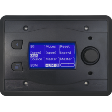 BSS BLU10 BLK черный настенный сенсорный программируемый контроллер. Контроль и питание - PS48POE (Ethernet) или 999-PSU (24VDC)