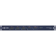 BSS BLU-101 аудио-матрица с процессором. 12 аналоговых mic/line входов, 8 аналоговых выходов. 12 независимых алгоритма AEC (подавление эха), BLU-Link