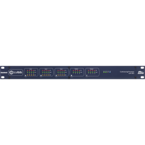 BSS BLU-101 аудио-матрица с процессором. 12 аналоговых mic/line входов, 8 аналоговых выходов. 12 независимых алгоритма AEC (подавление эха), BLU-Link,  BSS