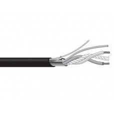 Canare L-2E5AT BLK симметричный микрофонный кабель ( инсталяционный) 4,6мм чёрный бухта 200 м
