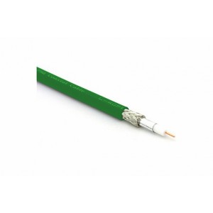 Canare L-4 CFB GRN видео коаксиальный кабель (инсталяционный), 75Ом диаметр 6,1мм, зеленый,  Canare