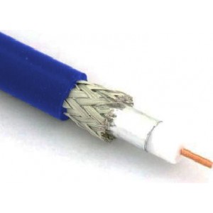 Canare L-5 CFB BLU видео коаксиальный кабель (инсталяционный), 75Ом диаметр 7,7мм, синий,  Canare