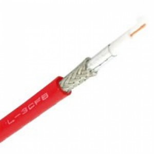 Canare L-5 CFB RED видео коаксиальный кабель (инсталяционный), 75Ом диаметр 7,7мм, красный,  Canare