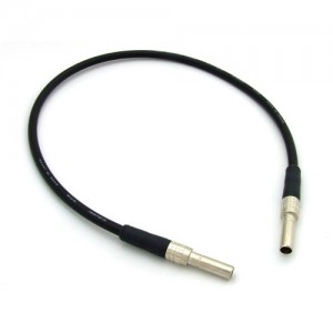 Canare VPC005-WC BLACK кабель с разъёмами  Weco 0,5м черный,  Canare