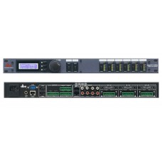 dbx 1260m аудио процессор для многозонных систем. 12 входов - 6 балансных мик/лин Phoenix, 4 RCA, S/PDIF; 6 балансных Phoenix выхода
