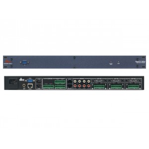 dbx 1261m аудио процессор для многозонных систем. 12 входов - 6 балансных мик/лин Phoenix, 4 RCA, S/PDIF; 6 балансных Phoenix выхода,  dbx