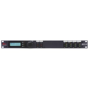dbx 640 аудио процессор для многозонных систем. 6 входов - 2 балансных мик/лин Phoenix, 4 RCA; 4 балансных Phoenix выхода,  dbx