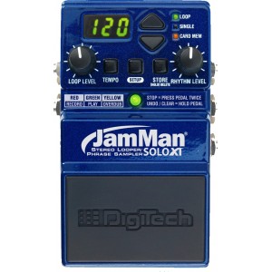 Digitech JamMan Solo XT стерео лупер для гитары. Запись до 35 минут во встроенную память. MicroSDHC card слот - запись до 16 часов.,  Digitech