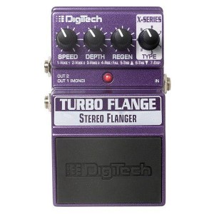 Digitech XTF Turbo Flange педаль для гитары, 7 типов флэнджеров.,  Digitech