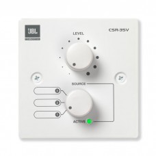 JBL CSR-3SV-WHT настенный контроллер, 3-позиционный селектор источника и управление громкостью. Цвет белый.