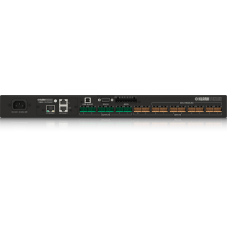 KLARK TEKNIK DM8000 процессор для систем звукоусиления, 8 алгоритмов AEC,10 мик/лин входов,6 выходов,16 ULTRANET I/O, USB-аудио, GPIO, RS232