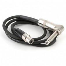 Lectrosonics MI39ARA активный инструментальный кабель 5 Pin TA5F мама - угловой 1/4″ моно Jack (TS).