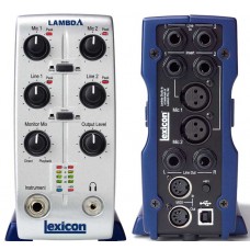Lexicon Lambda настольный интерфейс звукозаписи с MIDI-портом, USB 2.0, 4 вх/ 2 шины/ 2 вых