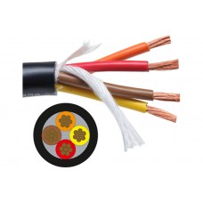 Mogami 2921-00 акустический кабель 4х2.5мм2, внешний диаметр 11.3мм, чёрный