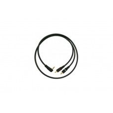 Mogami 3.5S-2R-6Ft  кабель угловой мини-джек стерео - 2 х RCA "тюльпан" длина 1.8 м., чёрный
