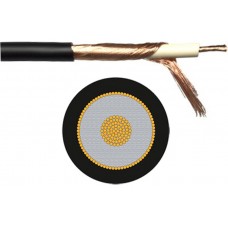 Mogami 3082-00 акустический кабель  2х2 мм2, 6,5 мм. чёрный