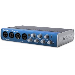 PreSonus AudioBox 44VSL аудио/MIDI интерфейс, USB 2.0 , 4 вх/4 вых каналов, до 24бит/96кГц, микшер VSL, эффекты Fat Channel, ПО StudioLive,  PreSonus
