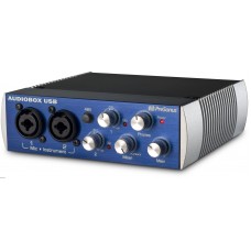 PreSonus AudioBox USB аудио интерфейс 2х2 для РС или МАС 24бит/48кГц, ПО Studio One Artist