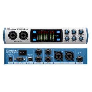 PreSonus Studio 68 аудио/MIDI интерфейс, USB 2.0 , 6 вх/6 вых каналов, предусилители XMAX, до 24 бита/192кГц, MIDI I/O, S/PDIF I/O, ПО StudioLive Arti,  PreSonus