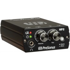 PreSonus HP2 персональный мониторный усилитель для наушников, крепление на пояс или мик.стойку, 9В батарея или адаптер