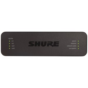 SHURE ANIUSB-MATRIX четырехканальный Dante™ аудиоинтерфейс, 4 Dante in, 1 аналог вход, 1 выход, USB, матричное микширование, SHURE