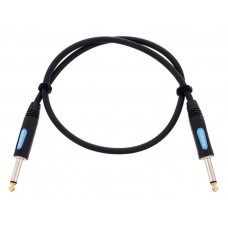 Cordial CCFI 0,6 PP инструментальный кабель моно-джек 6,3 мм/моно-джек 6,3 мм, 0,6 м, черный
