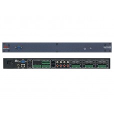 dbx 1261m аудио процессор для многозонных систем. 12 входов - 6 балансных мик/лин Phoenix, 4 RCA, S/PDIF; 6 балансных Phoenix выхода